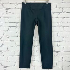 Eileen Fisher Petite Pull On Pants Black Womens Medium MP Stretch Career